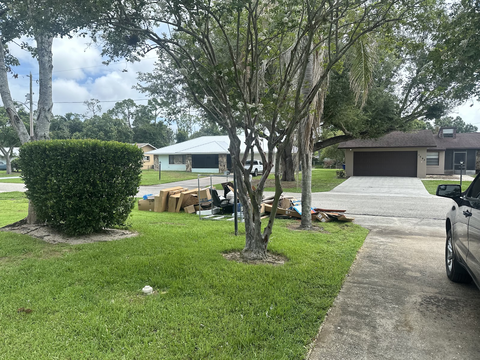 Property left swept and clear after the haul
